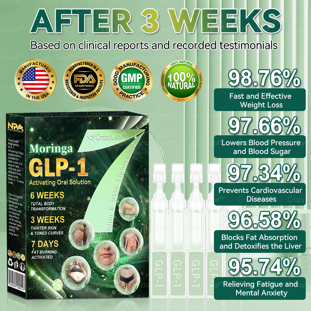 When used together with CrazyLeaf® Oral Solution, the effect is boosted by up to 2 times! Purchase now and enjoy a limited-time 70% special discount, helping you achieve your weight loss and health goals faster!