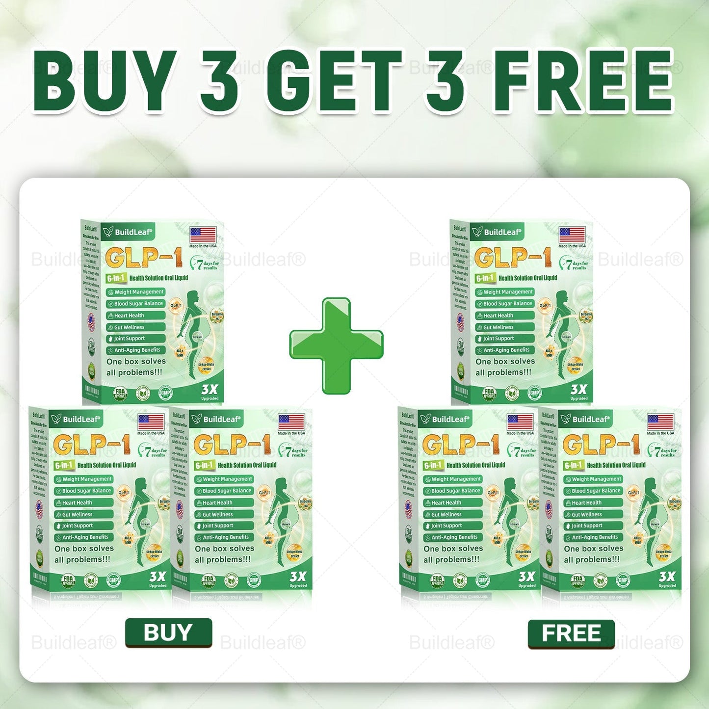 Only 10 Boxes left! We're offering you an additional 30% discount! Get yourself in shape and healthy. Miss out now, and you won't have another chance until next year. BuildLeaf®