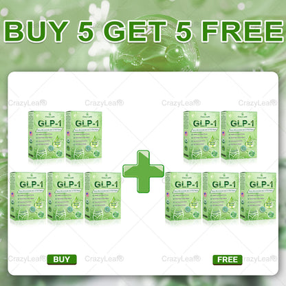 CrazyLeaf® SMGT-GLP-1 Nano Microneedle Patch with Collagen & Matrixyl 3000丨Targets Obesity, Loose Skin, High Blood Pressure, Diabetes, Fatty Liver, Joint Pain, Brain Fog, Low Energy, Body Aches, and More